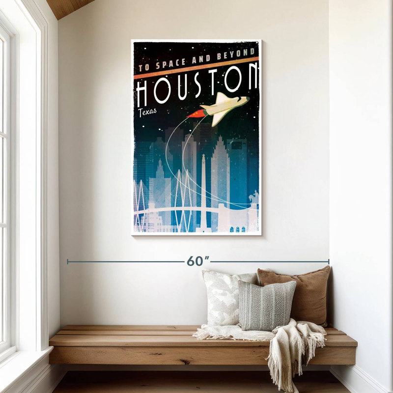Beyond Houston, 45" H x 30" W