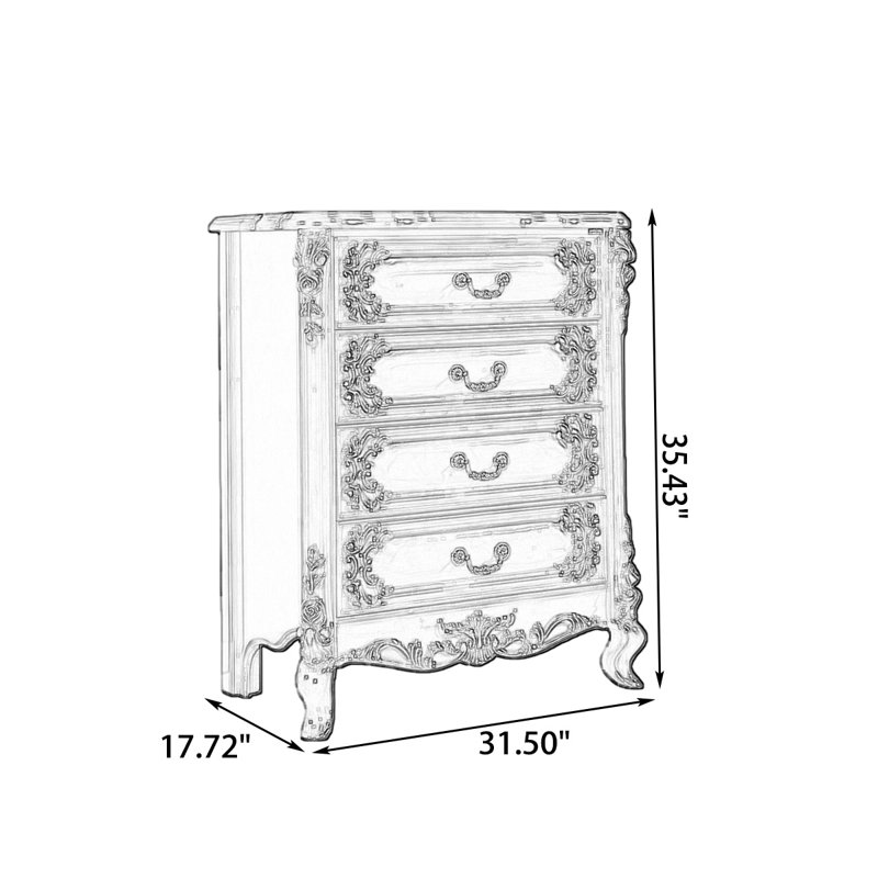 Commodes et commodes en bois massif cerisier
