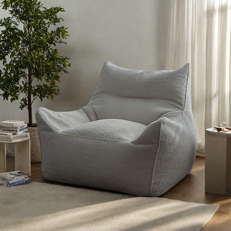 Simple and Lazy Bean Bag Sofa, Gray