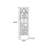 Burlywood Solid Wood Display Cases
