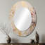 Apple Blossom Harmony III - grand miroir fleur de pomme, miroir mural décoratif rose, impression d'art en métal-121503357-121503353