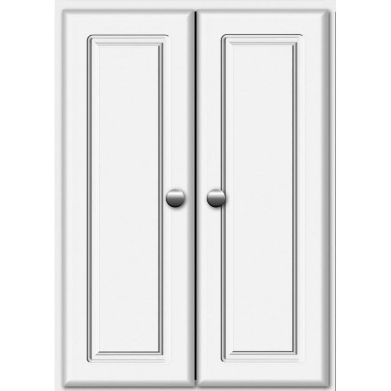 Simplicity Bathroom Cabinet, Satin White