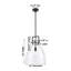 Luminaire suspendu à 1 tige Adae-1834203768-1834203751