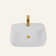 Rectangular Countertop Ceramic Wash Basin (White Finish) CUPC Certified
