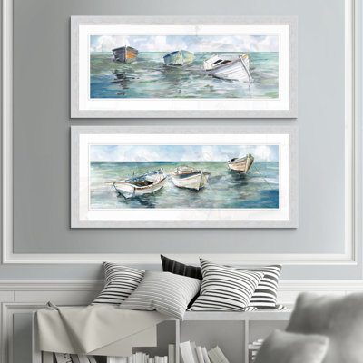 Cadre photo, ensemble de peintures sur papier