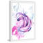Pink Unicorn II 1 Piece Single Picture Frame Wall Art-1569158327
