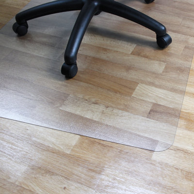 Advantagemat Vinyl Rectangular Chair Mat for Hard Floor - 46" x 48"