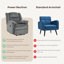Connor 35 in. Upholstered Power Recliner Chair