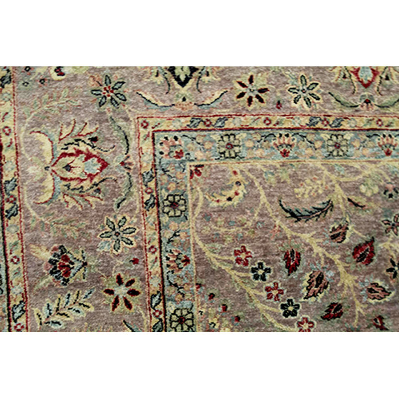 Wool Oriental Area Rug in Brown