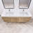 Bensley 70.86'' Double Bathroom Vanity with Acrylic Top-948844136