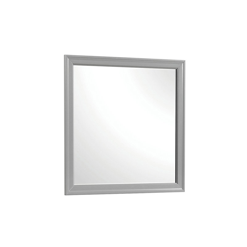Miroir transitionnel l 38,4 po, gris, Gris