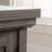 File Credenza With Adjustable Shelf, Brown Finish