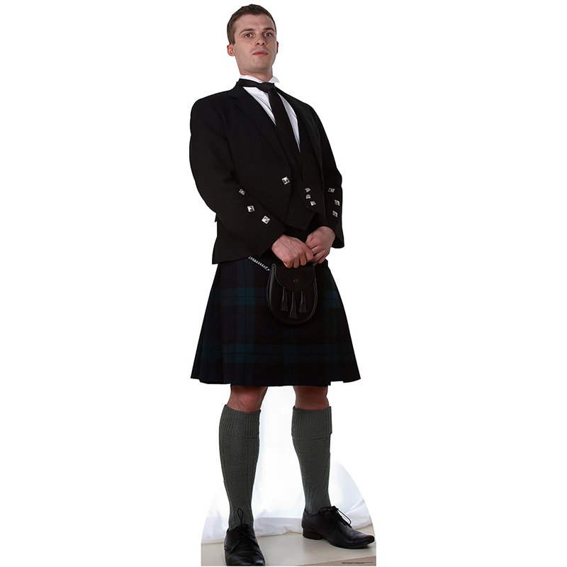 «Scottish Man in Kilt» en carton