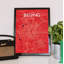 Beijing City Map - No Frame Print-1197097661