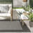 Mcelfresh Bordered Machine Woven / Power Loomed Gray Indoor/Outdoor Patio Rug-48816416