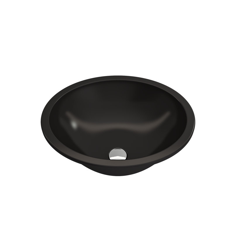 Parma 22.4'' L Bathroom Sink, Matte Black