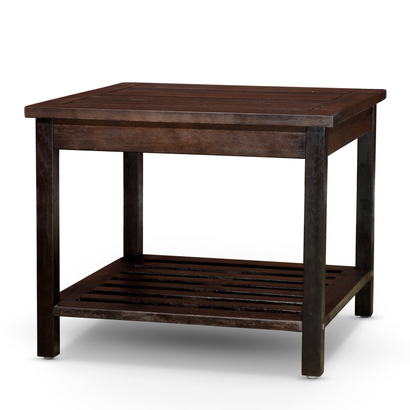Finition Eucalyptus - table d'extérieur 2 tablettes Essentials Longs Peak