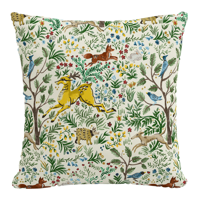 Housse et insert de coussin décoratif extérieur Foxe, 18" x 18", Agrumes folâtres
