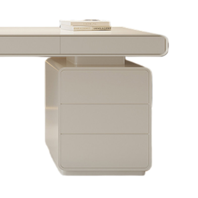 Bureau armoire Belin, Blanc, H 29,53 po x l 78,74 po x P 27,56 po
