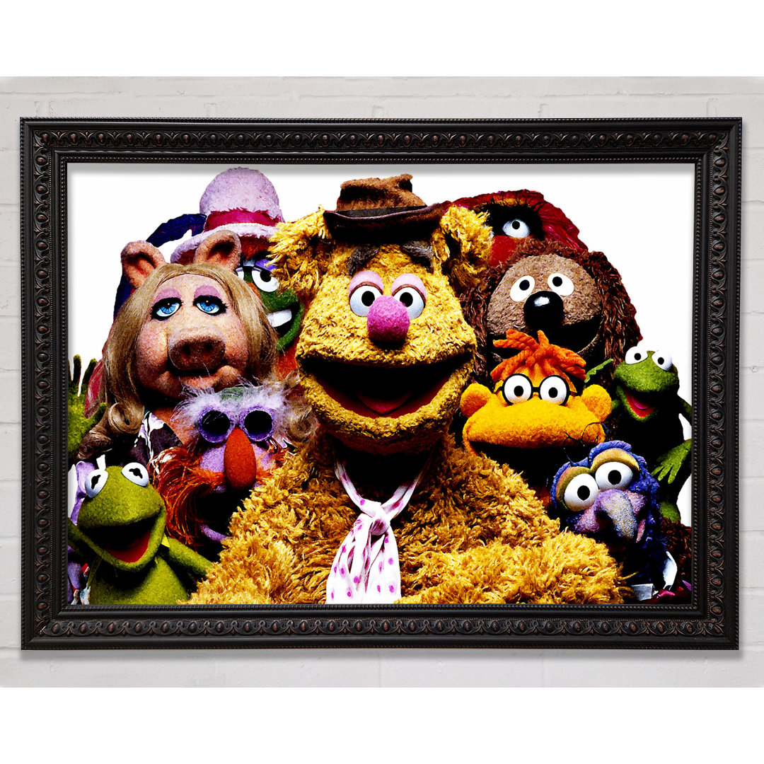 Die Muppets Crew Retro 1970er Jahre - Einzelne Bilderrahmen Kunstdrucke