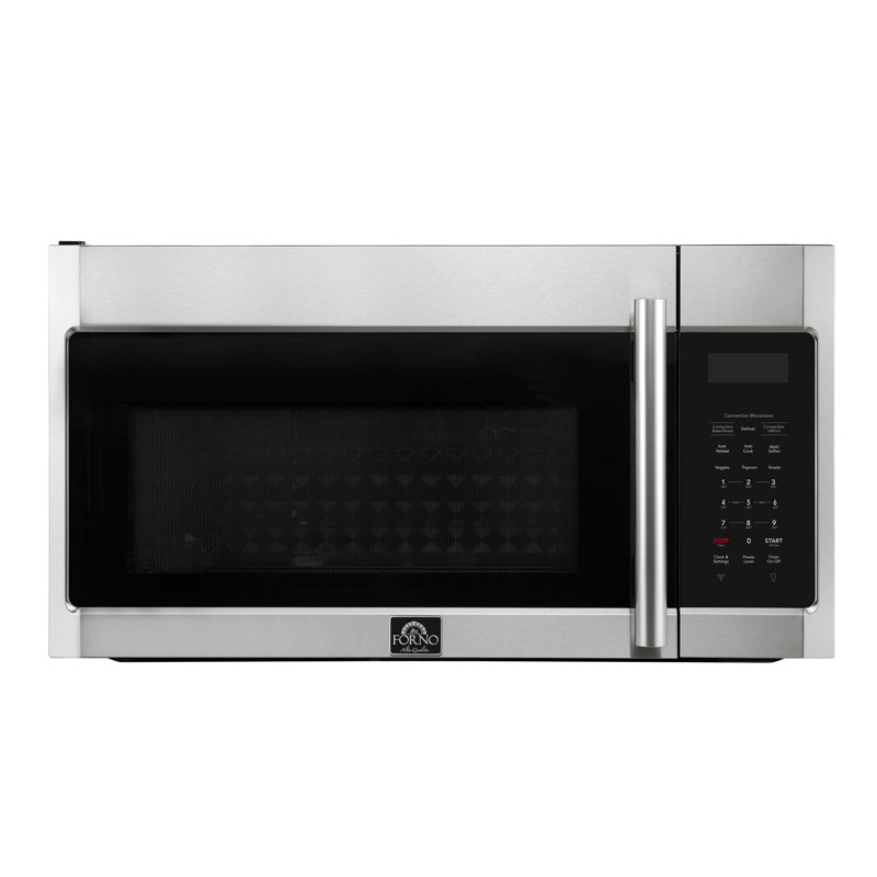 Forno Fornace 30-Inch Over the Range Convection Microwave, Stainless Steel – 1.5 cu.ft, 300 CFM