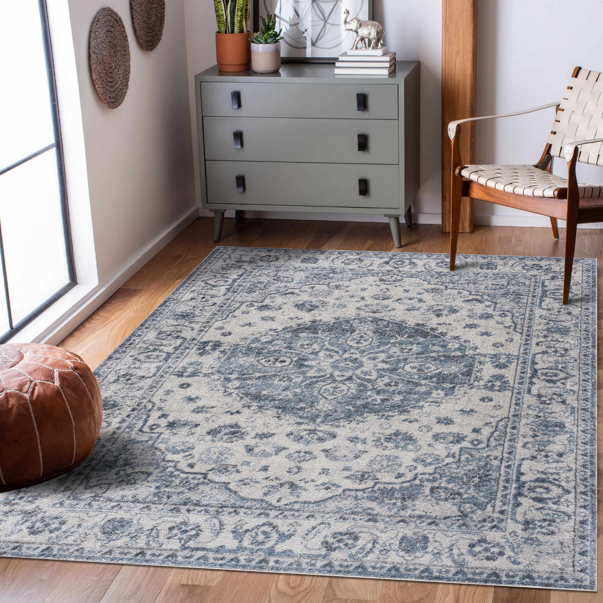 Laurel Foundry Modern Farmhouse Cinderford Stripe Flatweave Performance  Ivory Machine Washable Area Rug & Reviews