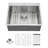 25 Inch Drop In Kitchen Sink 16 Gauge Stainless Steel Single Bowl Topmount Sink-126707257-126707255
