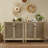 Calzada  31.5'' Tall 2 - Rattan Wicker Door Storage Accent Cabinet with Solid Wood Legs-1246909287