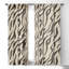 Avenie White Tiger Stripes Blackout Window Curtain-201115908