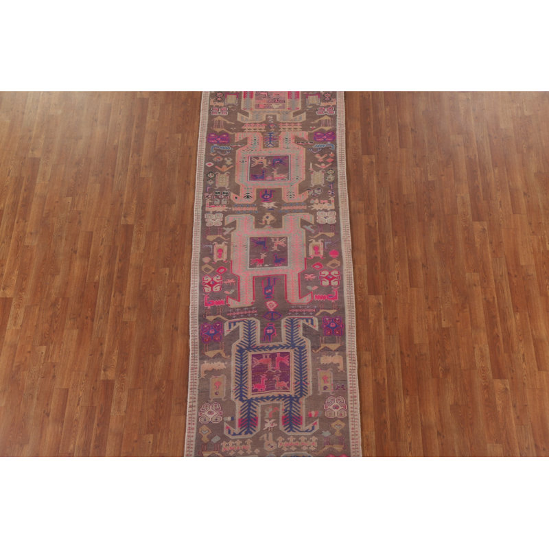 Tapis traditionnel délavé 3 x 9