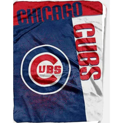 Couverture raschel "Strike" Premium MLB CHICAGO CUBS