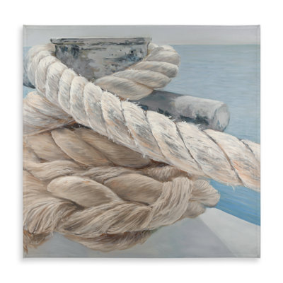 Tie-down Ropes Closeup - Marine Tablecloth for Home Decor