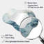 Miroir mural Glacier-107247002