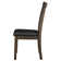 Deral 7 - Piece Solid Wood Dining Set,PU Leather Chair with Marble Table
