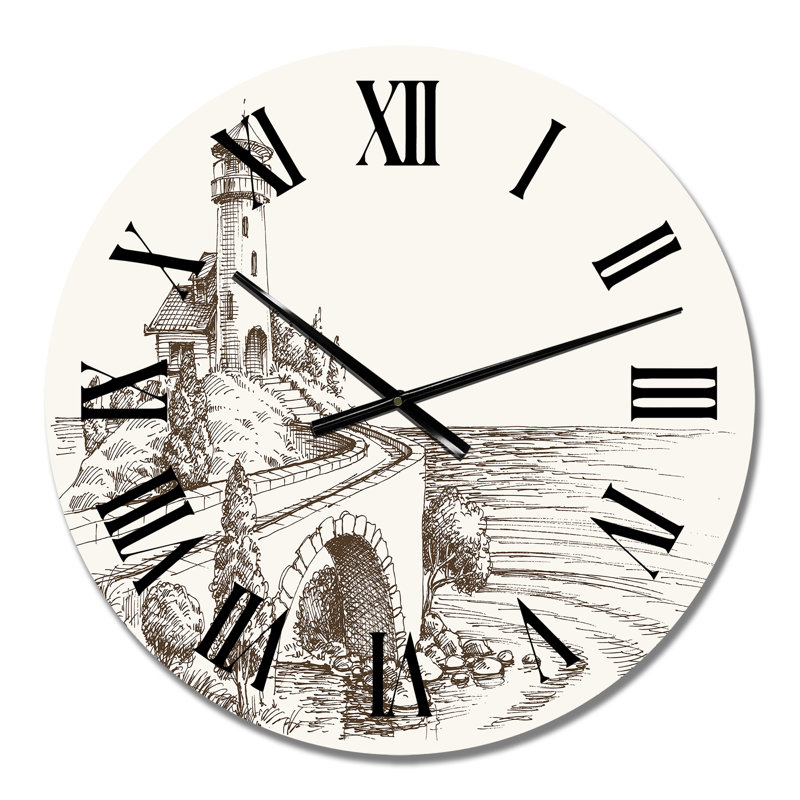 Très grande horloge murale Monalda, Moyen