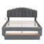 Lit plateforme tapissier Teddy-1620882342