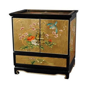 Wood Jewelry Box + Drawers