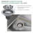Transolid 30-in X 22-in 18-Gauge Drop-in Stainless Steel Kitchen Workstation Sink-99218972