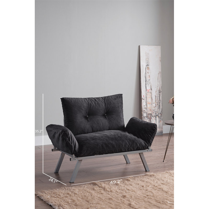 Causeuse Alora, Noir