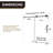 58 in. H Single Added Frameless Tub Door with Header and Clear Glass-87849808