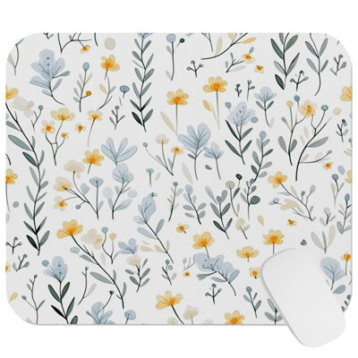 Botanical Garden Dream IV Cottage Gaming Cute Office Laptop Desk Pad Gift Mat Square Rectangle Non-Slip Mousepad