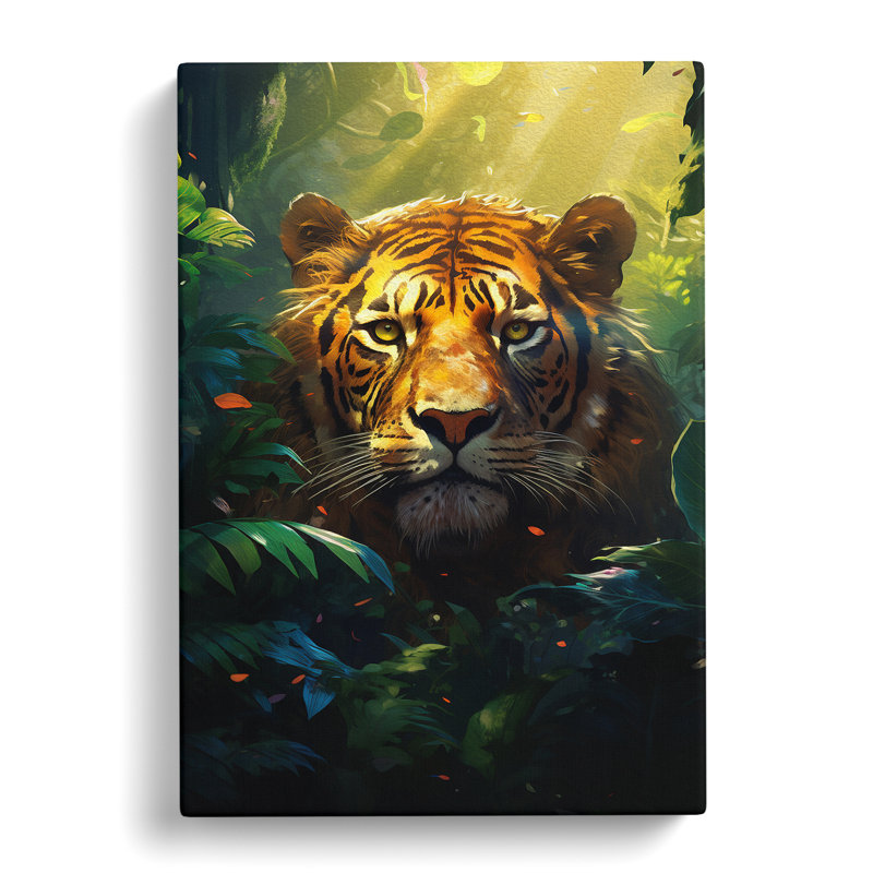 Jungle Informel - Art Prints - Wrapped Canvas, 50cm H x 35cm W x 3cm D
