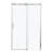 Shower Door 48" W X 76"H Single Sliding Bypass Shower Enclosure, Chrome