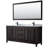 Daria 72'' Double Bathroom Vanity with Carrara Marble Top-97900766-97900769-97900763