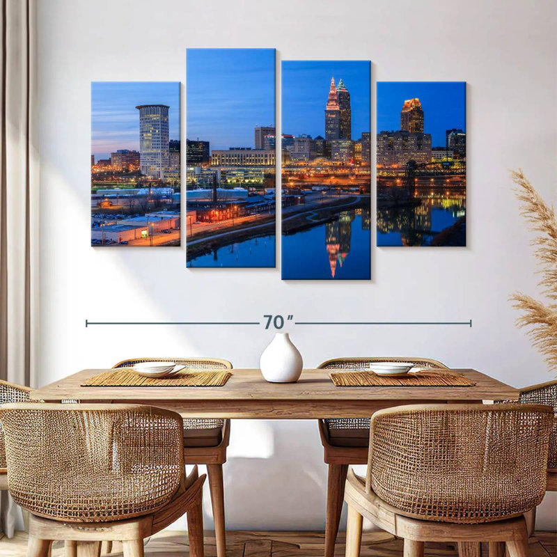 Nicci Cleveland Blue Hour, H 42 po x l 68 po