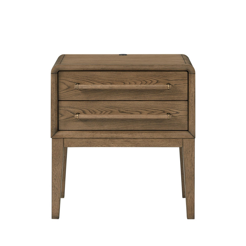 Petite table de chevet, Marron clair