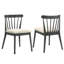 Chaises de salle à manger pliantes rustiques grises 2 pièces avec structure en bois massif, sièges confortables, facile à assembler pour les chaises de jardin, structure, espaces extérieurs à installation simple-1259729031