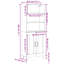 Danyale 69.5cm Wide Highboard-653677647