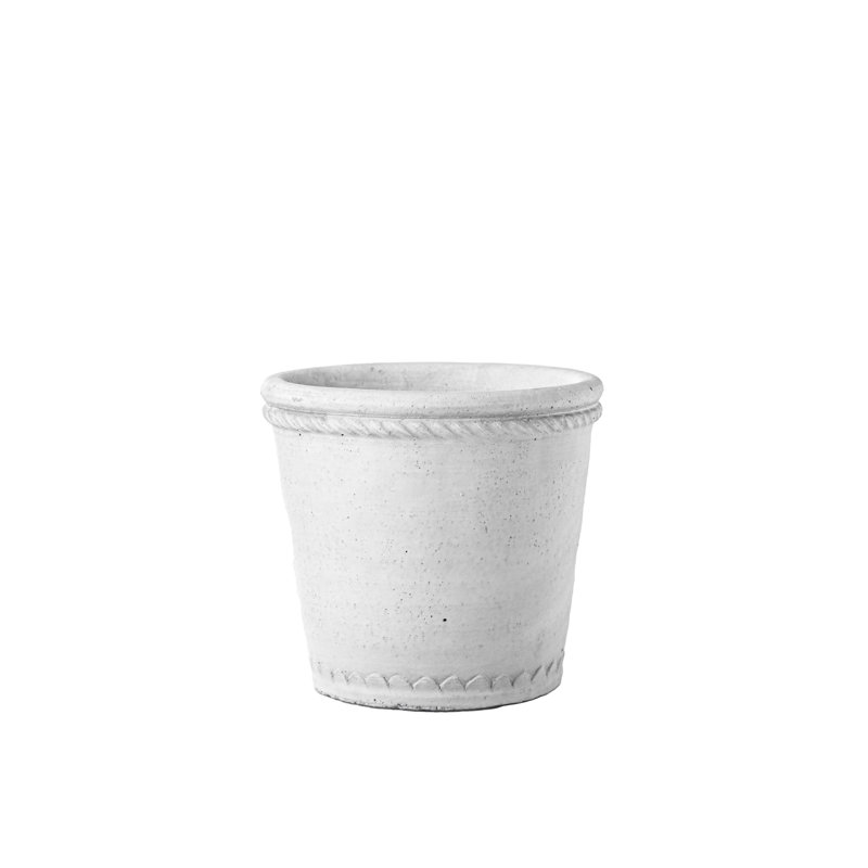 Pot de fleurs en béton, Gris, H 5,25 po x l 5,75 po x P 5,75 po