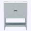 Meuble-lavabo moderne avec lavabo en céramique-831284132
